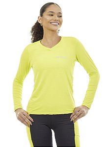 Camisa Feminina Uv Manga Longa Citrine