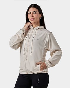 Corta Vento Feminino Bege