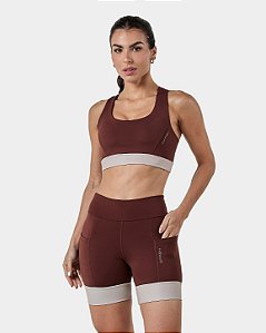 Bermuda Feminina Race Cappuccino