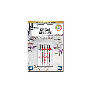 Agulha para Bordar Nº 75/11 - Blister com 5 Unidades