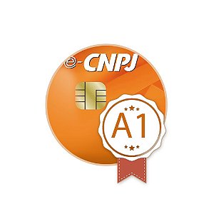 E-CNPJ - Certificado Digital A1 - 1 Ano