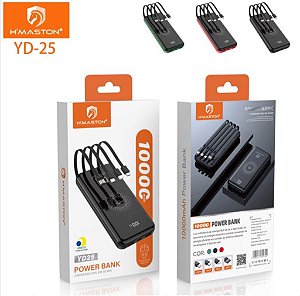 Power Bank Carregador Portátil 10000mAh USB Duplo INDUÇÃO