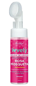 Mousse de Limpeza Vegano Rosa Mosqueta Profissional Face Beautiful