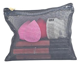 Necessaire Transparente com Fechamento em Ziper