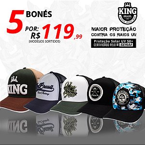 KIT CALÇA LEGGING - 3 CALÇAS LEGGINGS KING BRASIL - PRETA - King