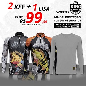 COMBO - 2 KFF + 1 LISA (3 MODELOS SORTIDOS)  KING BRASIL