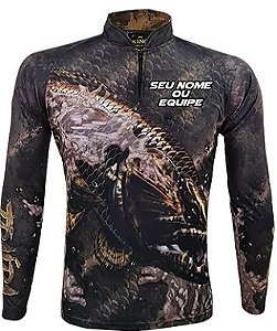 CAMISETA DE PESCA KING BRASIL - (COM NOME) - 3881