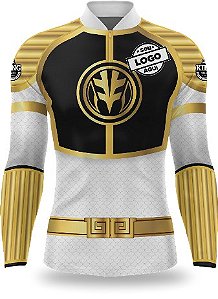 CAMISETA PERSONALIZADA KING BRASIL POWER RANGER DOURADO - CD0196