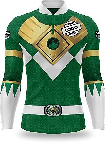 CAMISETA PERSONALIZADA KING BRASIL POWER RANGER VERDE - CD0197