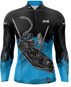 CAMISETA KAYAK KING BRASIL COM PROTEÇÃO UV 50+ (KD00537)