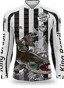 CAMISETA PERSONALIZADA KING BRASIL SANTOS COM PEIXE - CD0223