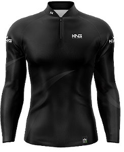 CAMISETA DE PESCA KING BRASIL COM PROTEÇÃO UV 50+ (KFF613N)