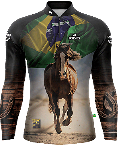 CAMISETA AGRO KING BRASIL COM PROTEÇÃO UV 50+ (KD00529N)