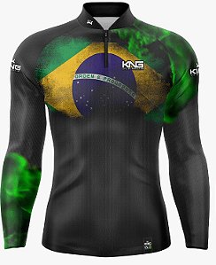 CAMISETA AGRO KING BRASIL COM PROTEÇÃO UV 50+ (KFF658N)