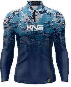 CAMISETA CAMUFLADA KING BRASIL COM PROTEÇÃO UV 50+ (KD00545N)