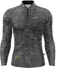 CAMISETA CAMUFLADA KING BRASIL COM PROTEÇÃO UV 50+ (KFF649N)