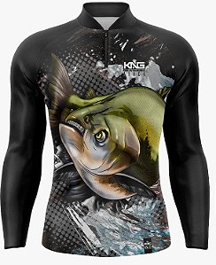 Camiseta C/ Proteção UV Atack King Brasil Tamba
