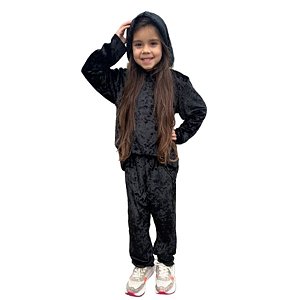 CONJUNTO PLUSH COM CAPUZ