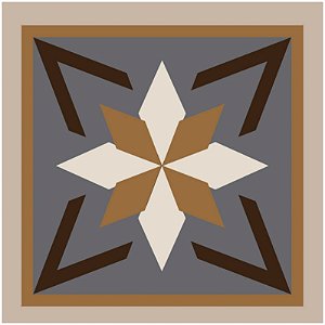 Adesivo de Azulejo Estrela de Shuriken 20x20 cm (25 unidades)