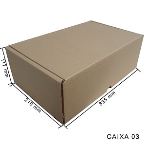 Caixa Papelão Correio 33,5x21x11,7 com 10 cx