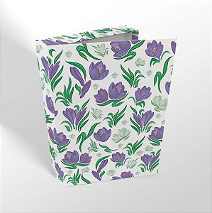 Caixa Livro - Purple Flowers 02