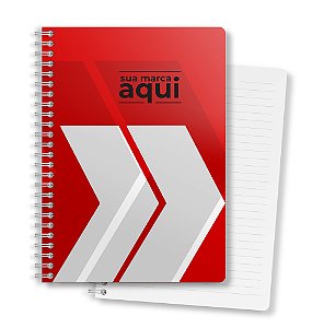 Caderno Capa Dura Personalizado 100 cadernos