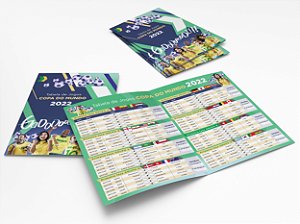 Tabela da Copa Qatar 2022 Colorida 100 un
