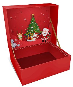 Caixa Cartonada Natalina - Personalizada