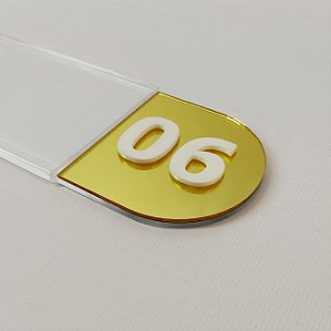 Placa de Sinalização com Bolsa para Texto