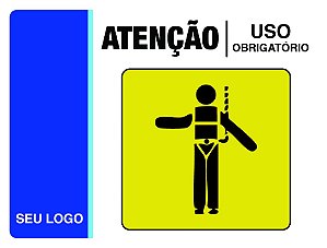 PLACA CINTO - EPI 04A - PERSONALIZADA