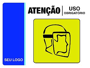 PLACA VISEIRA - EPI 07 - PERSONALIZADA
