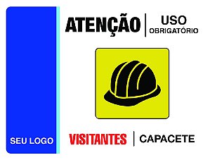 PLACA CAPACETE - PAT 13 - PERSONALIZADA