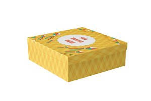 Caixa de Papelão Festa Junina