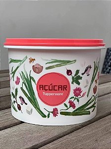 Tupper Caixa Açúcar Floral