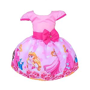 Vestido Temático Luxo Aurora Bela Adormecida