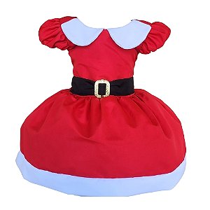 Vestido Temático Super Luxo Natalino Natal