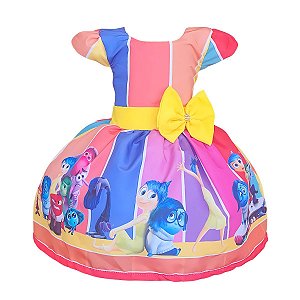 Vestido Temático Super Luxo Divertidamente