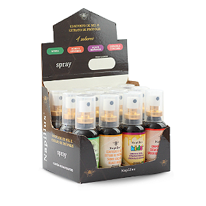 Display de Sprays Sortidos 30 ml cada CX. 12 unidades