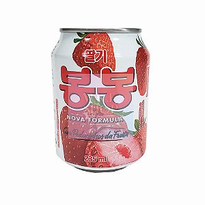Suco De Morango Com Pedaços Bon Bon Haitai - Pequeno - 235 ml