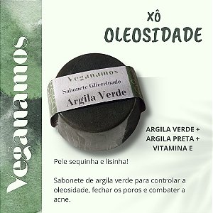Sabonete De Argila Verde | Xô Oleosidade | Xô Acne