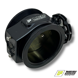 CORPO DE BORBOLETA NESIPOWER 70MM V-BAND - PRETO