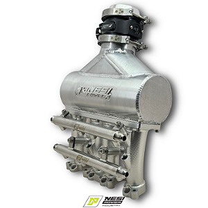 KIT COLETOR SINGLEPLENUM VW AP FLUXO CRUZADO 8 BICOS - HÍBRIDO + TBI