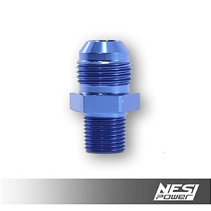 Niple 10AN x 3/8NPT Azul - NesiPower