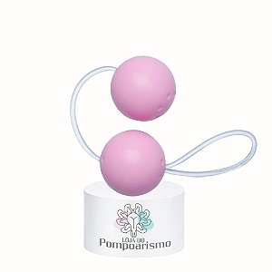 Bolinhas para Pompoarismo Ben Wa com 2 Bolas HotFlowers | Força Pélvica