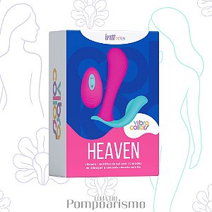 Heaven Vibrador com Controle Remoto – Estímulo Duplo Clitóris & Ponto G