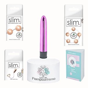 Kit Performance Íntima Metal Slim - Bem-Estar e Saúde com Pompoarismo