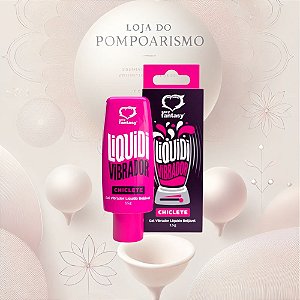 Liquidi Vibrador Beijável Chiclete – Gel Excitante Feminino com Vibração e Sabor