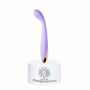 Vibrador Ponto G Lilás com Cabeça Flexível e 10 Modos de Vibração