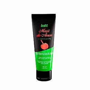Lubrificante Íntimo Maçã do Amor 50g à Base de Água | Sabor e Conforto