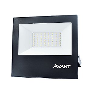REFLETOR SLIM LED 50W 3000K IP65 SLIM50 BIVOLT AVANT